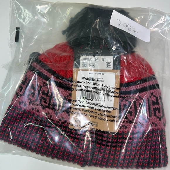 The North Face Fair Isle Beanie Hat Multicolor One Size - Picture 5 of 5